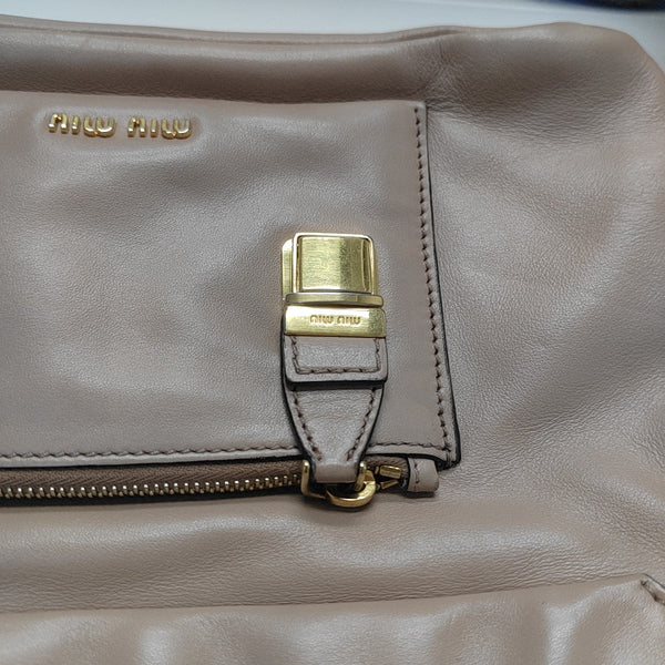 Calfskin Tote Bag Medium Pink