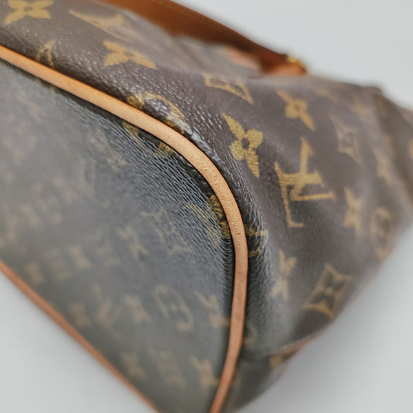 PALERMO PM Monogram Coated Canvas Brown
