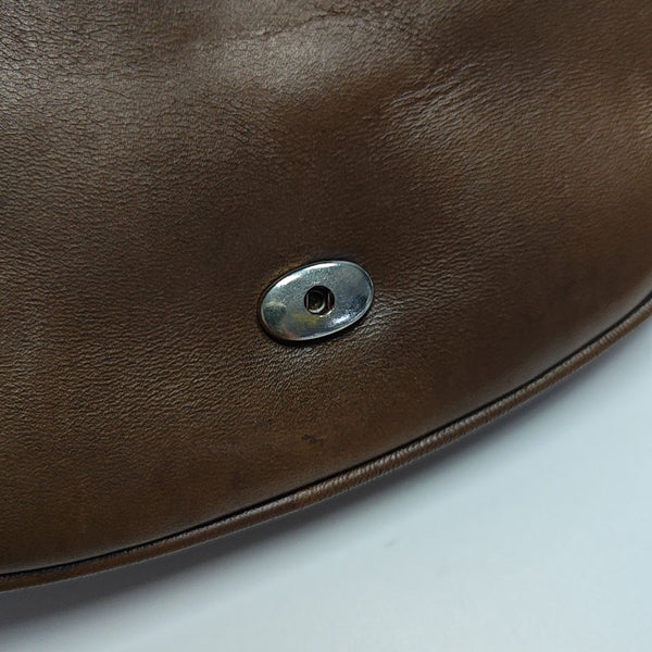 Calfskin Shoulder Bag Brown