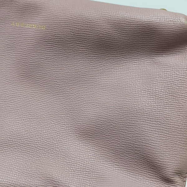 The Banner Medium Calfskin Pink