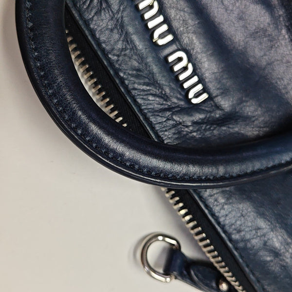 Bow Calfskin Blue