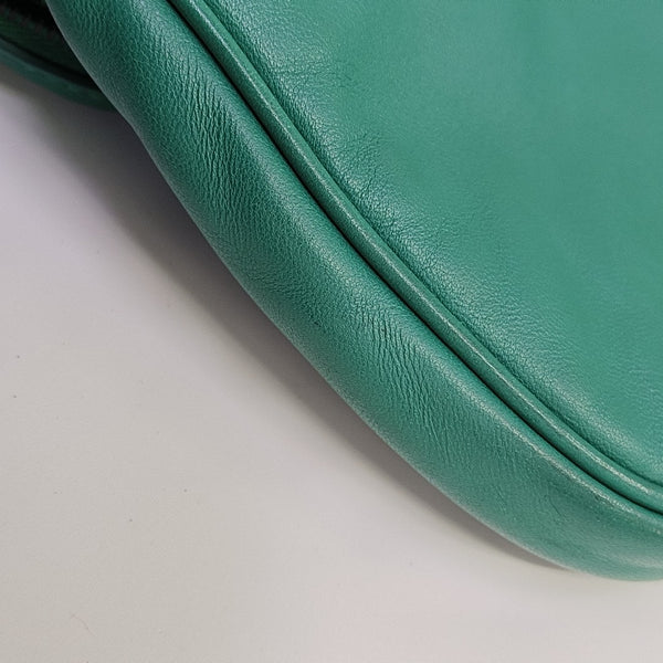 Calfskin Crossbody Bag Green