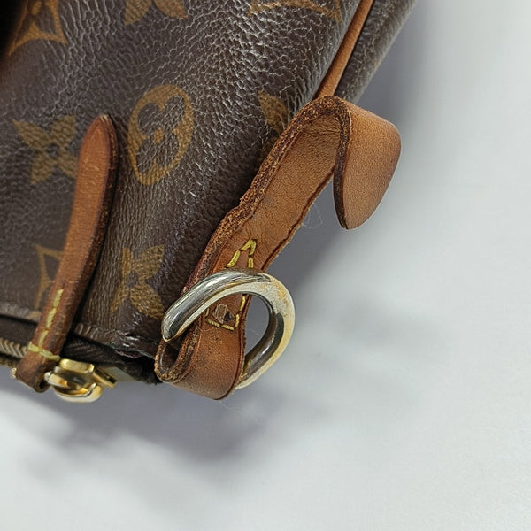 TURENNE Monogram Coated Canvas Brown