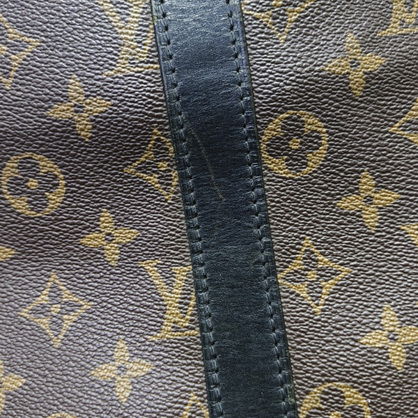 KEEPALL 45 Monogram Coated Canvas Brown