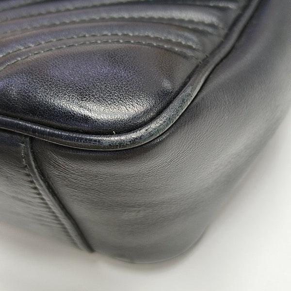 GG Marmont Small Quilted Calfskin Black