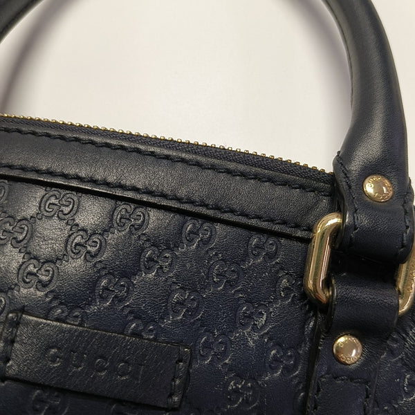 Microguccissima Monogram Calfskin Blue