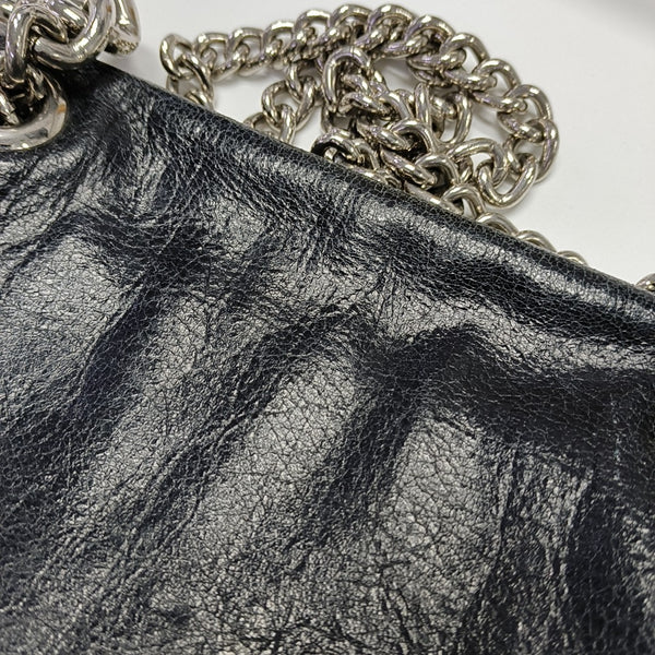 Calfskin Shoulder Bag Black