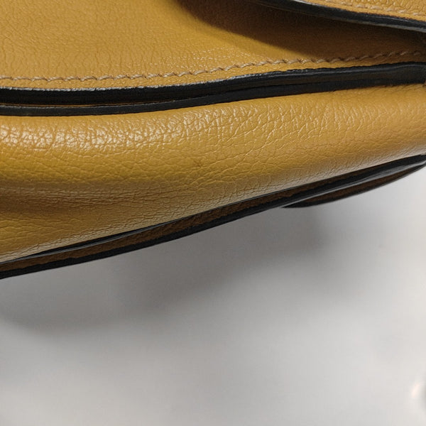 Calfskin Shoulder Bag Yellow
