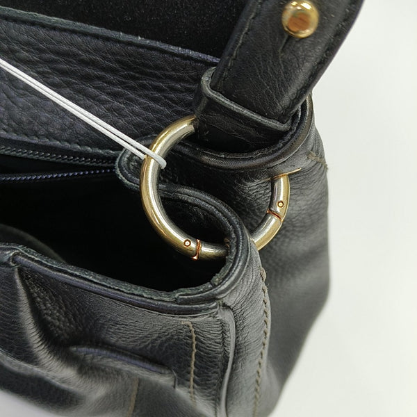 Calfskin Shoulder Bag Black