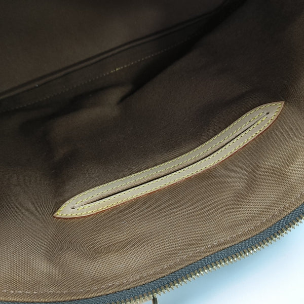 ALMA PM Monogram Coated Canvas Brown