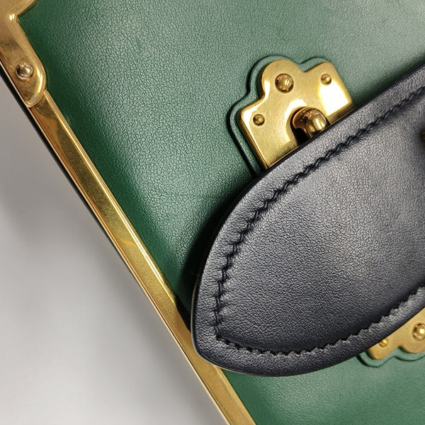 Cahier Saffiano Calfskin Green