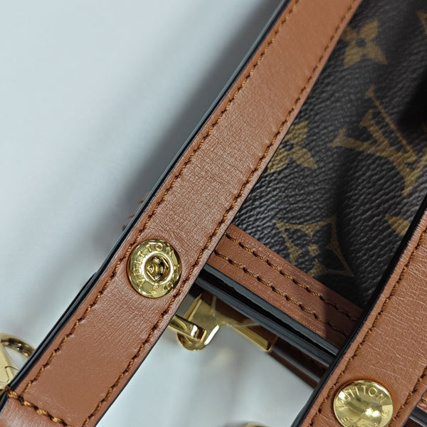 DAUPHINE Mini Coated Canvas Brown