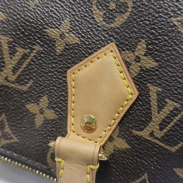 SPEEDY 20 Monogram Coated Canvas Brown