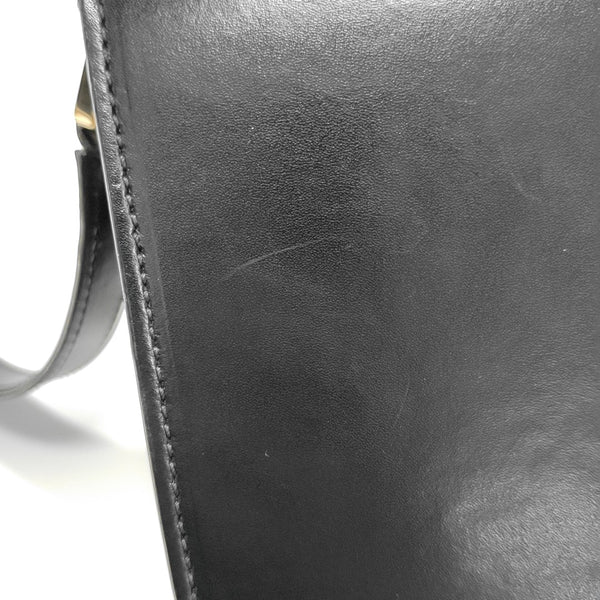 Calfskin Shoulder Bag Black