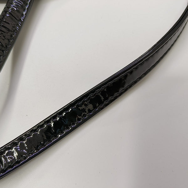 Lady Dior Large Cannage Patent Leather Black