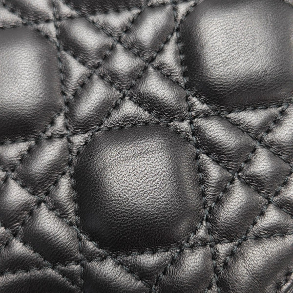 Lady Dior Mini Cannage Lambskin Black