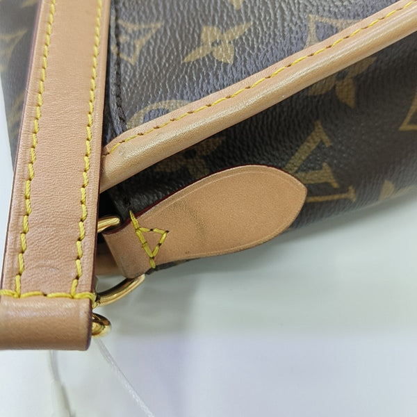 DIANE Monogram Coated Canvas Brown