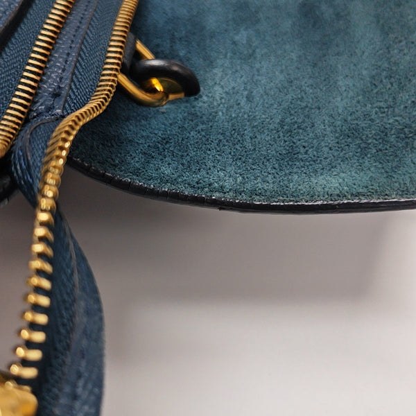 BELT Micro Calfskin Blue