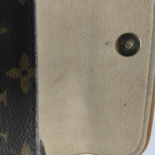 FLORENTINE Monogram Coated Canvas Brown
