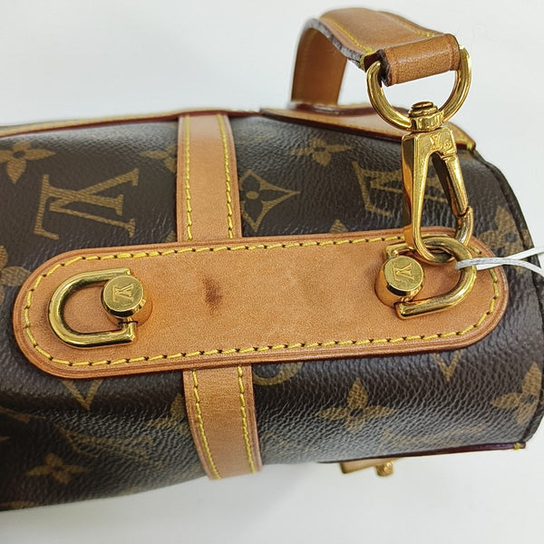 DUFFLE Monogram Coated Canvas Brown