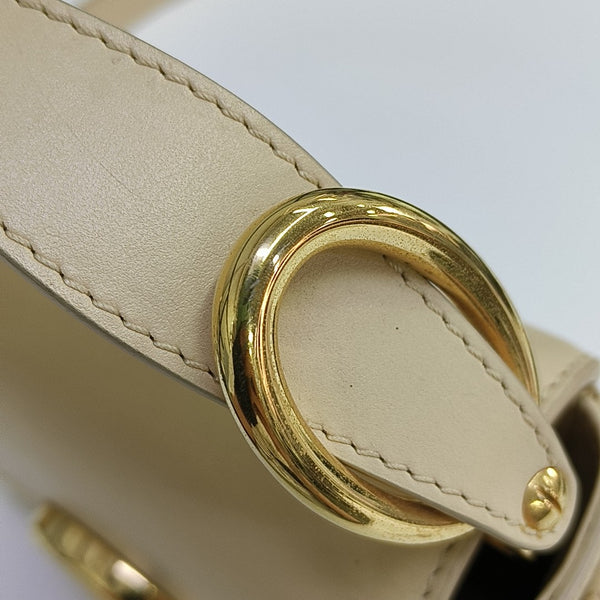 Chloé C Mini Calfskin Beige