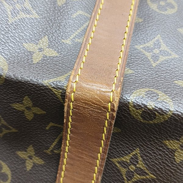 SAC SOUPLE 55 Monogram Coated Canvas Brown