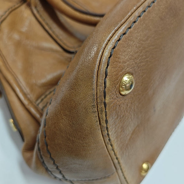Calfskin Tote Bag Brown