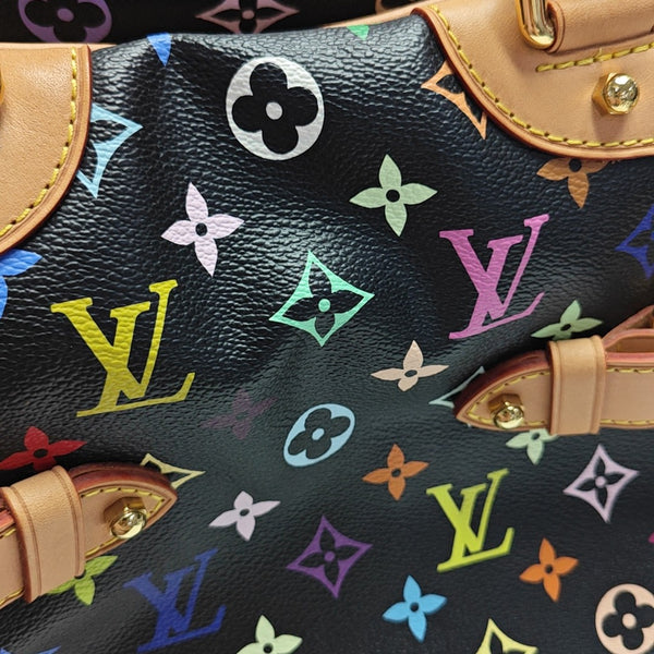 LV × TM CLAUDIA Monogram Coated Canvas Black