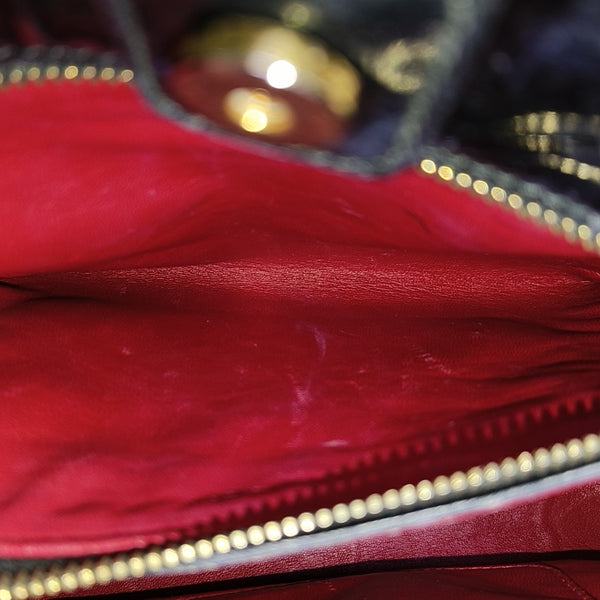 Calfskin Shoulder Bag Black