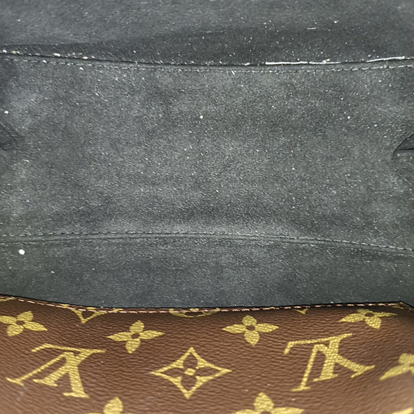 ONE HANDLE Monogram Coated Canvas Brown