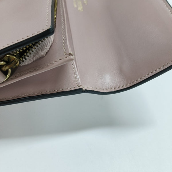 Cartera rosa de piel de ternera Rockstud