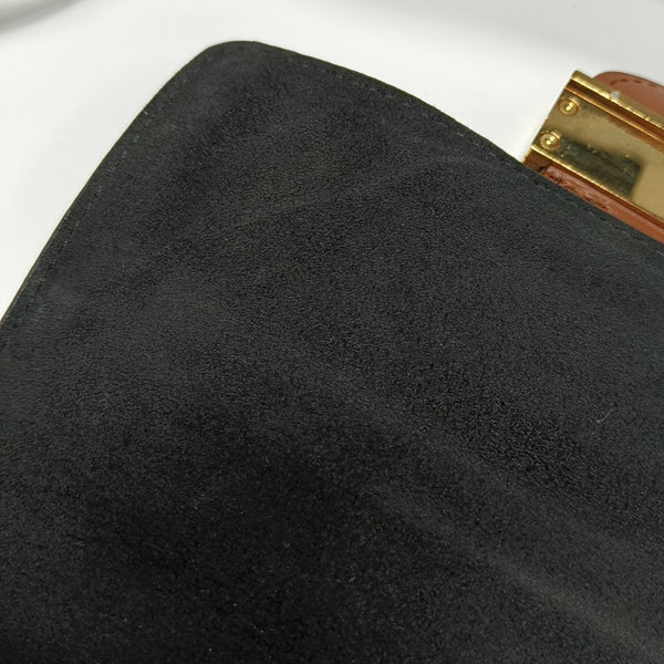 DAUPHINE Mini Monogram Coated Canvas Brown