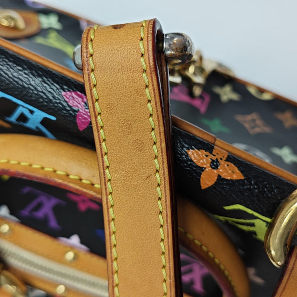 LV × TM RITA Monogram Coated Canvas Black