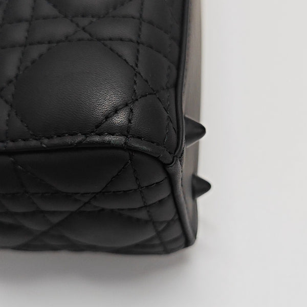 Lady Dior Small Cannage Calfskin Black