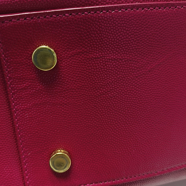 Calfskin Shoulder Bag Red