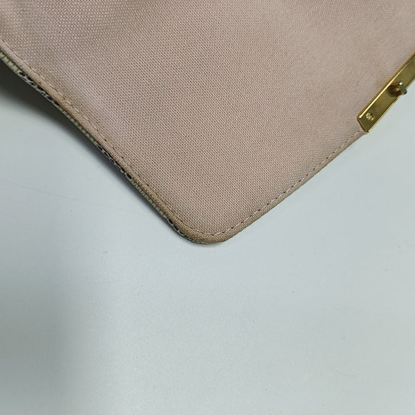 CROISETTE Damier Azur Coated Canvas White