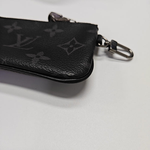 TRIO Monogram Coated Canvas Gray
