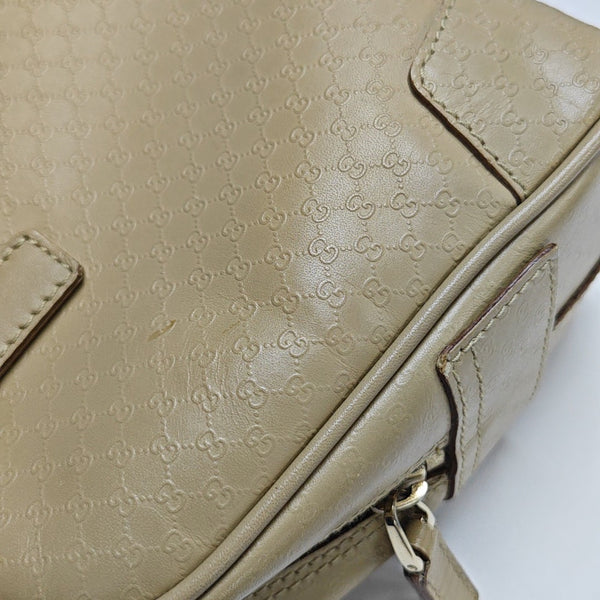 Calfskin Top Handle Bag Beige