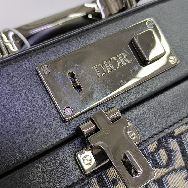 Lock Oblique Canvas Blue
