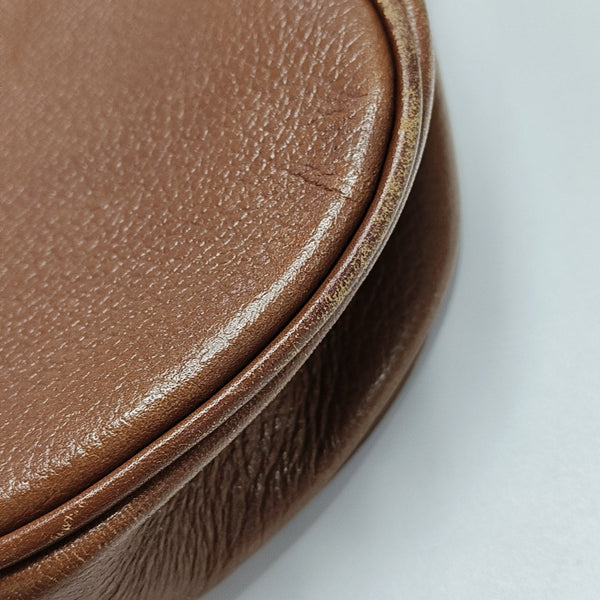 Calfskin Crossbody Bag Brown