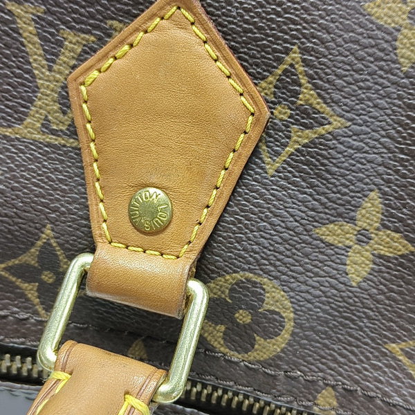 SPEEDY 30 Lona revestida Monogram marrón