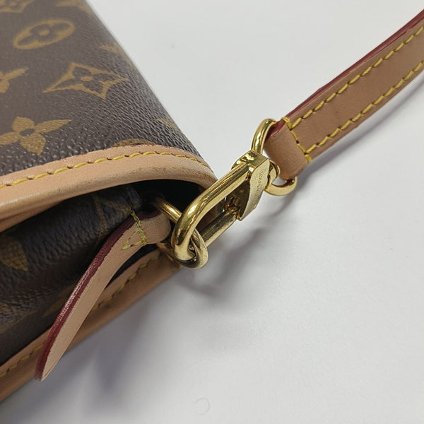 DIANE Monogram Coated Canvas Brown