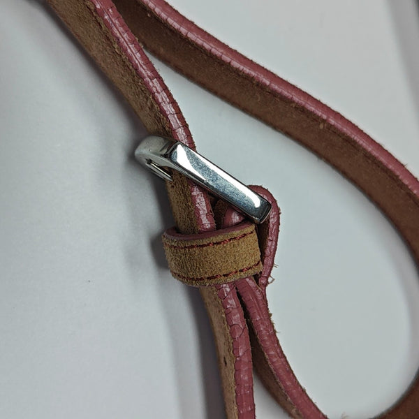 Leather Shoulder Bag Pink