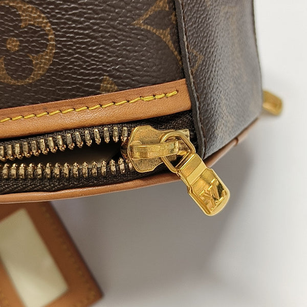 BOITE CHAPEAU Mini Monogram Coated Canvas Brown