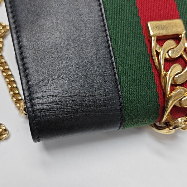 Sylvie Super Mini Calfskin Black