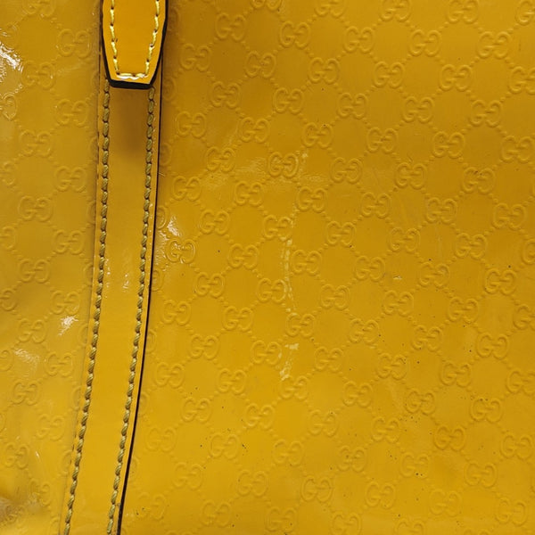 Microguccissima Monogram Calfskin Yellow
