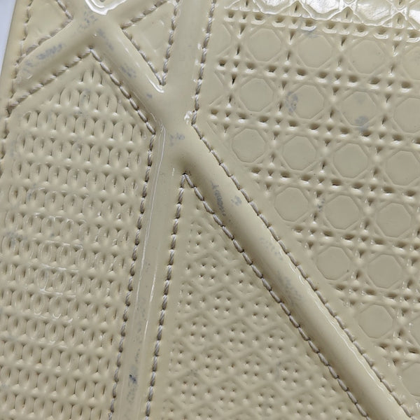 Diorama Small Cannage Calfskin Yellow