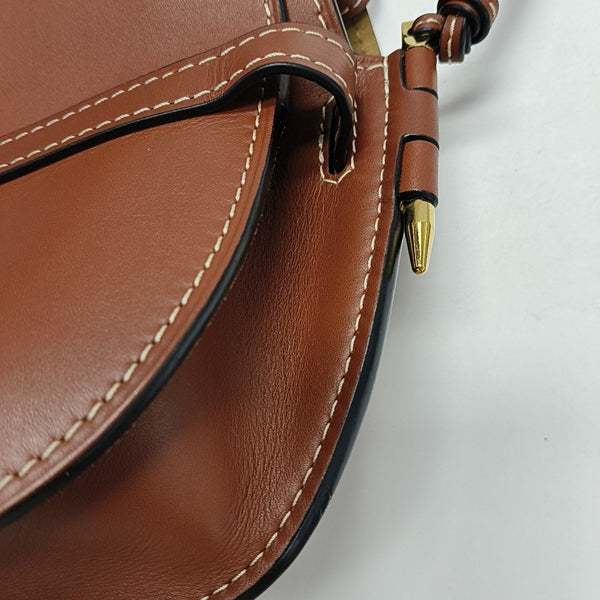 Gate Small Calfskin Brown