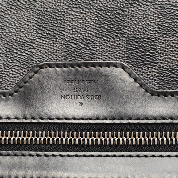 DANIEL GM Damier Graphite Coated Canvas Gray