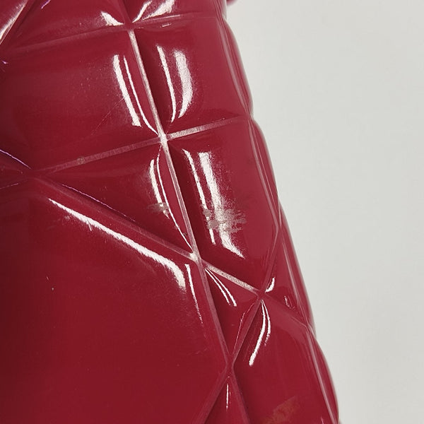 Cannage Calfskin Wallet Red